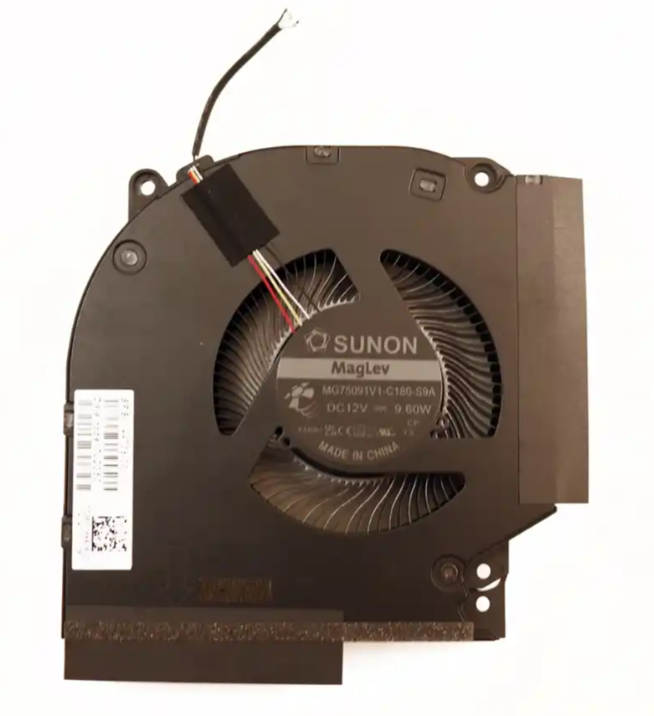 Hp Victus 16-R, 16-R0, 16-R1, 16-S, 16-S0, 16-S1, 16T-R, 16T-S, OMEN 16-WD, 16-WF, 16-XD, TPN-C169, MG75091V1-C180-S9A, MG75091V1-C190-S9A, N44738-001, N44738-002, DC280016HS0SUO3 Notebook Fan - Ver.1 12V